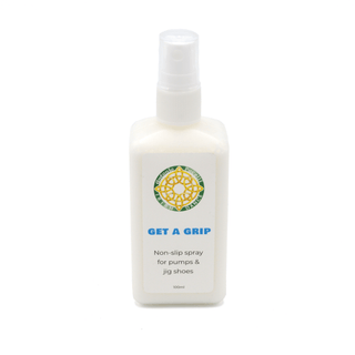 100ml bottle of Antonio Pacelli Get A Grip non-slip spray for Irish dancers