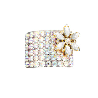 AB Flower Diamante Buckle