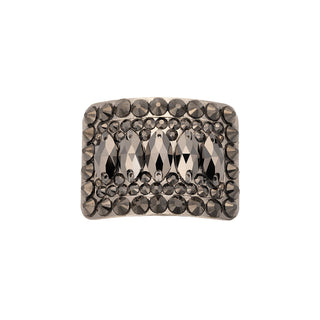 Jet Hematite Navette Buckles