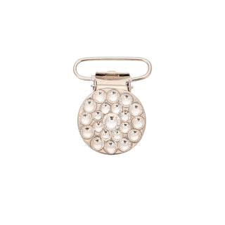 Crystal Clear Competition Number Clip with small Rhinestones