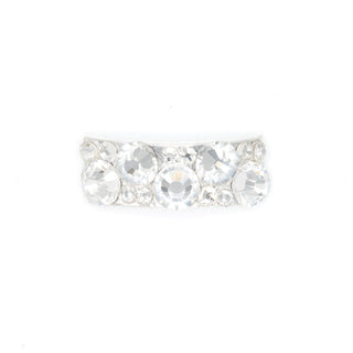 Tierna - Crystal Clear Diamante Pump Buckles